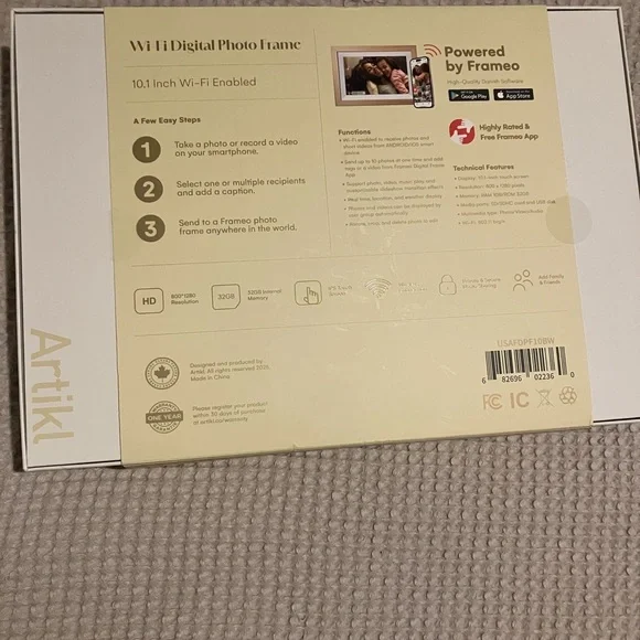 Artikl Wi-Fi Digital Photo Frame New in Box - Picture 6 of 8